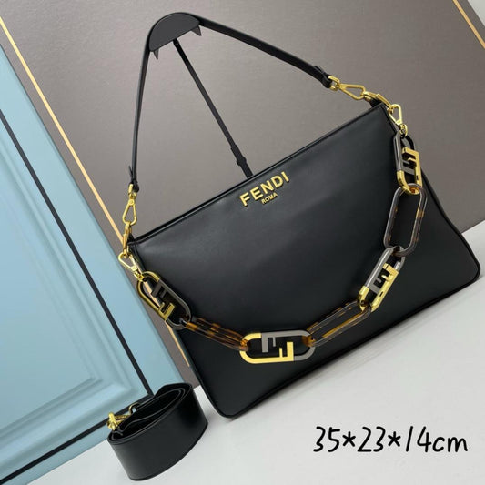 Black FF Chain bag