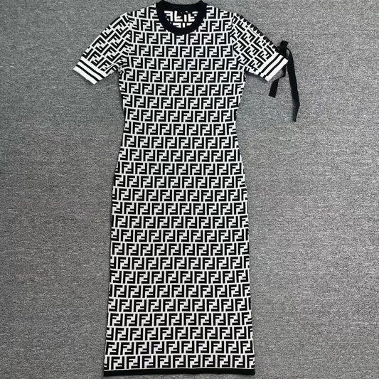 FF Dress (white/blk)