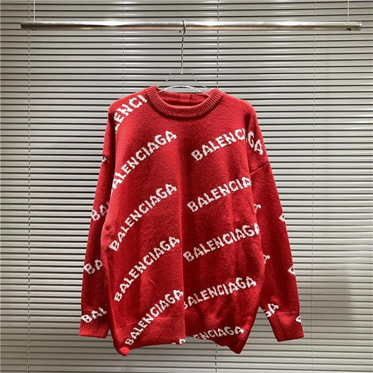 Red Balenci Sweater